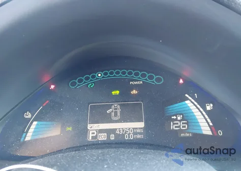 2017 Nissan Leaf S из США, поврежденный, VIN 1N4BZ0CP1HC308155